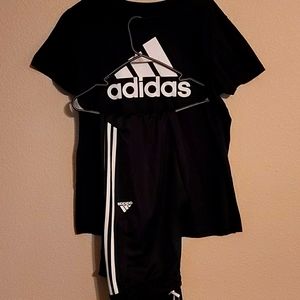Adidas T shirt and Adidas pants set